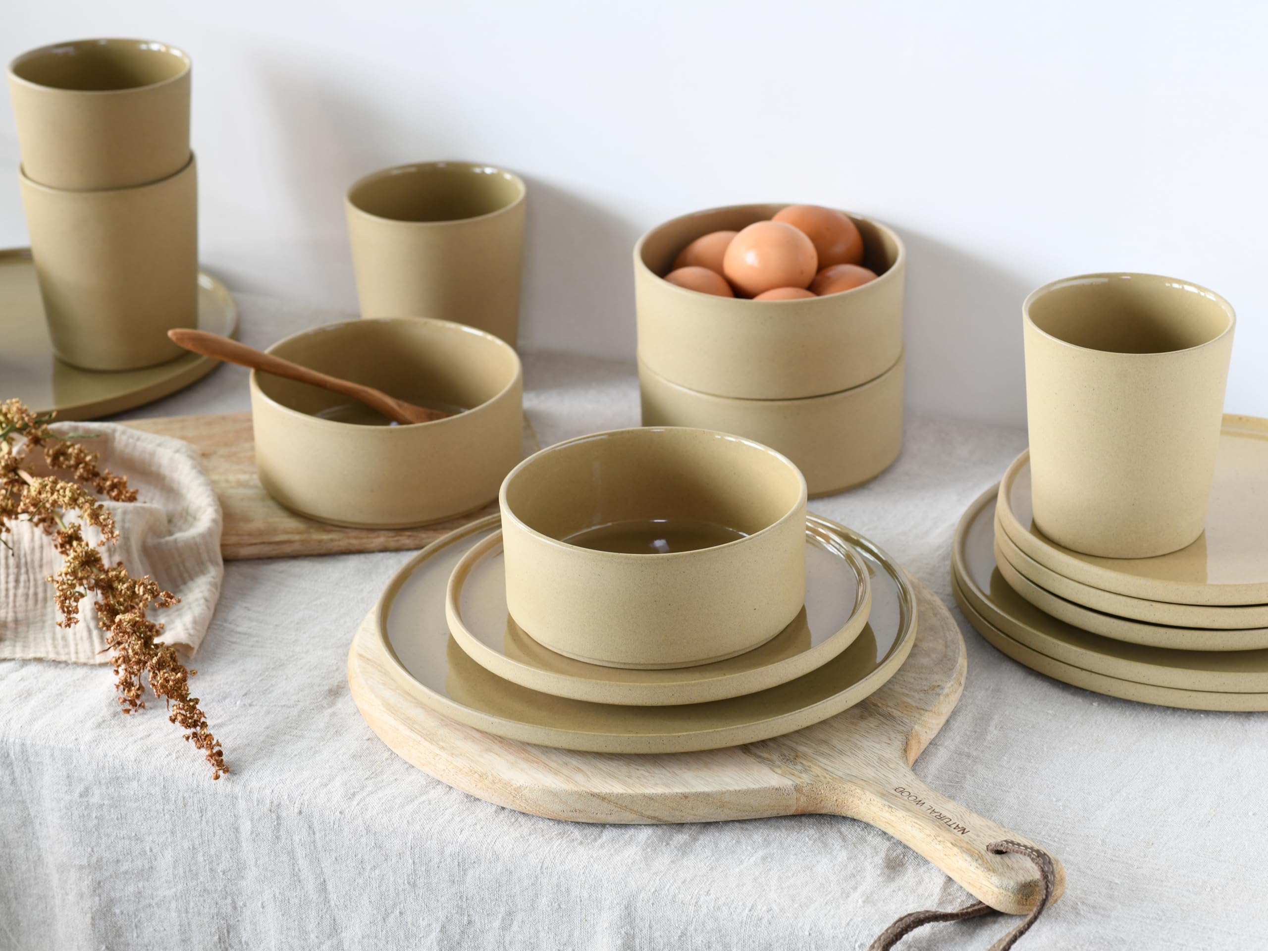 Amazon.co.jp: CreaTable Futuro Sand Series 21526 食器8点セット